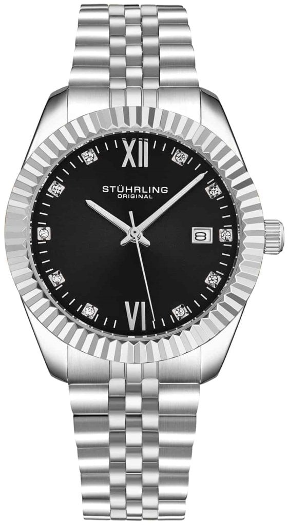 Stührling Original Herrklocka 4024.3 Gamine Svart/Stål Ø36 mm