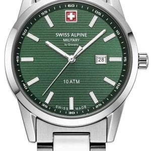 Swiss Alpine Military Damklocka 7767.1134 Argos Grön/Stål Ø34 mm