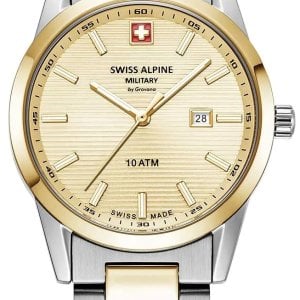 Swiss Alpine Military Damklocka 7767.1141 Argos Guldtonad/Stål Ø34