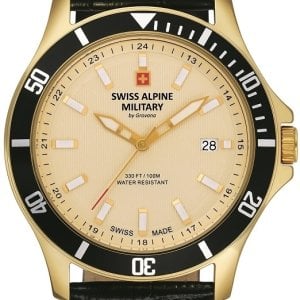 Swiss Alpine Military Herrklocka 7022.1511 Alpine by Grovana