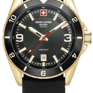 Swiss Alpine Military Herrklocka 7034.1817 Sierra Svart/Gummi Ø42 mm