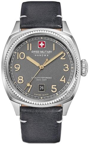 Swiss Military Hanowa Herrklocka SMWGB0003702 Condor Grå/Läder Ø41