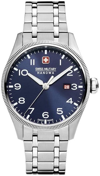 Swiss Military Hanowa Herrklocka SMWGH0000802 Thunderbolt Blå/Stål