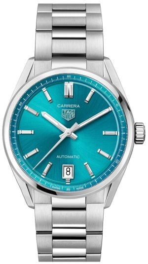 TAG Heuer Damklocka WBN2316.BA0001 Carrera Blå/Stål Ø36 mm