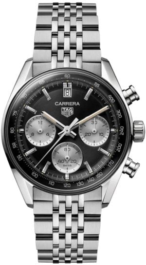 TAG Heuer Herrklocka CBS2210.BA0048 Carrera Svart/Stål Ø39 mm