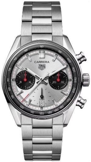 TAG Heuer Herrklocka CBS2216.BA0041 Carrera Silverfärgad/Stål Ø39