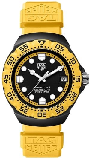 TAG Heuer WBY1117.FT8087 Formula 1 Solargraph Svart/Gummi Ø38 mm