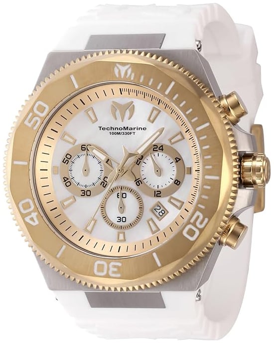 Technomarine Herrklocka TM-222077 Manta Ocean Vit/Gummi Ø48 mm