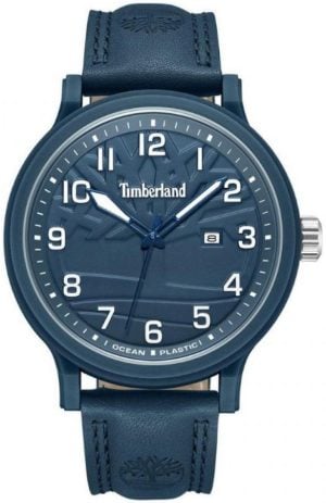 Timberland Herrklocka TDWGB0010701 Driscoll Blå/Läder Ø46 mm