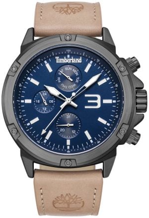 Timberland Herrklocka TDWGF9002902 Sport Blå/Läder Ø46 mm