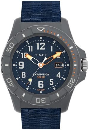 Timex Herrklocka TW2V40300 Classic Blå/Textil Ø46 mm