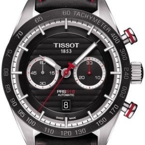 Tissot Herrklocka T1004271605100 Prs 516 Svart/Läder Ø45 mm