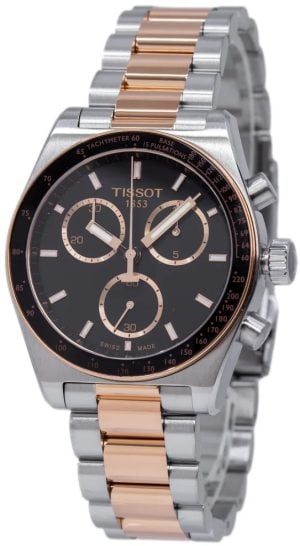 Tissot Herrklocka T149.417.22.051.01 PR516 Svart/Roséguldstonat