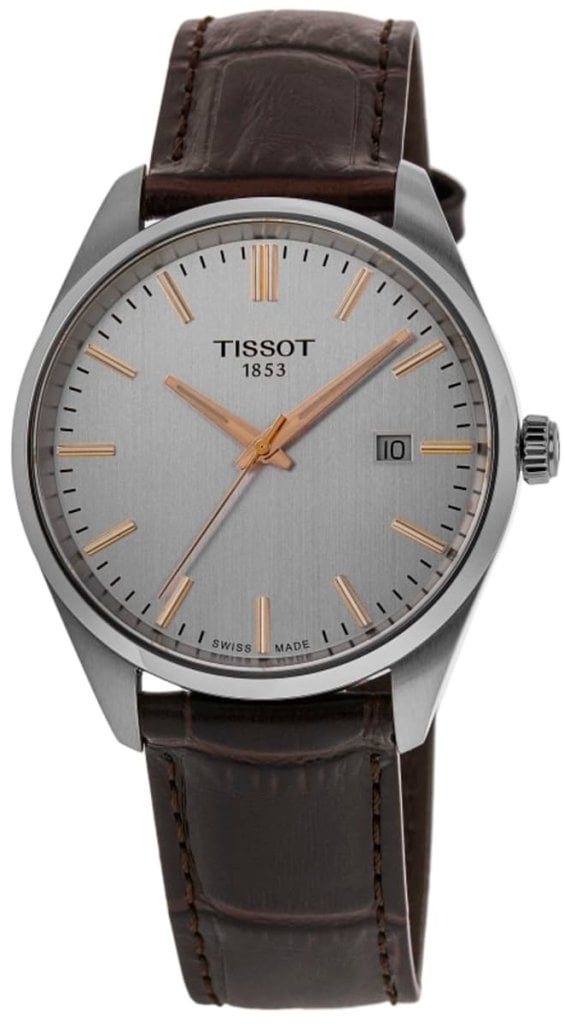 Tissot Herrklocka T150.410.16.031.00 Pr 100 Grå/Läder Ø40 mm