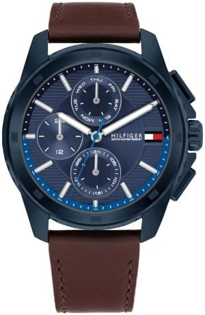 Tommy Hilfiger Herrklocka 1710632 Walker Blå/Läder Ø44 mm