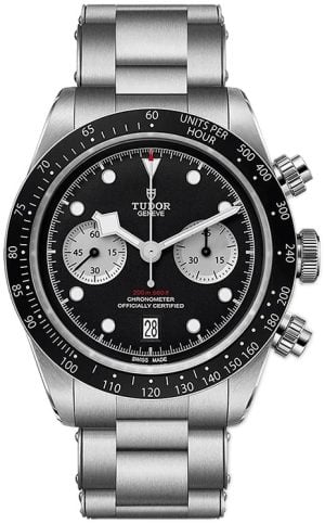 Tudor Herrklocka M79360n-0011 Black Bay Chrono Svart/Stål Ø41 mm