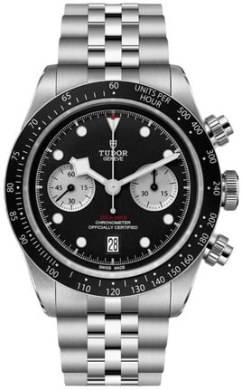 Tudor Herrklocka M79360n-0013 Black Bay Chrono Svart/Stål Ø41 mm