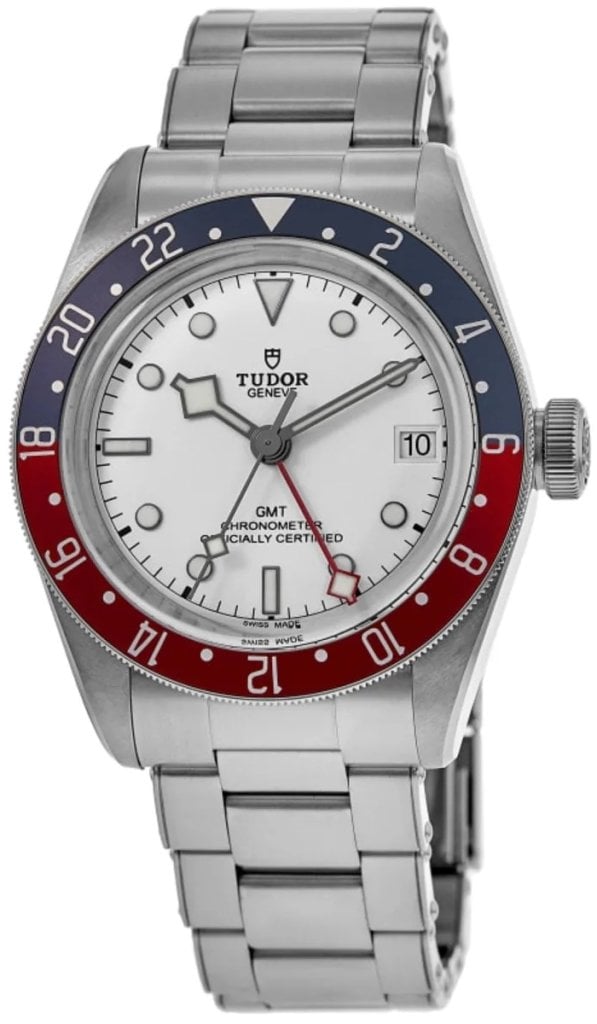 Tudor Herrklocka M79830RB-0010 Black Bay GMT Vit/Stål Ø41 mm