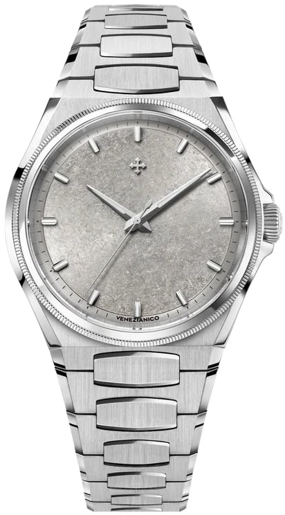 Venezianico Herrklocka 6221590C Arsenale Plantino Silverfärgad/Stål