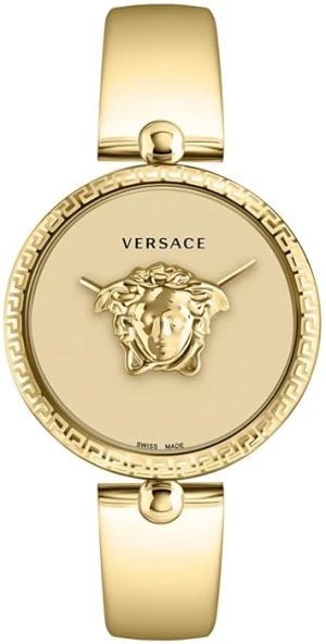 Versace Damklocka VECO03222 Palazzo Empire Guld/Gulguldtonat stål