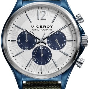Viceroy Herrklocka 471109-05 Classic Vit/Textil Ø42 mm