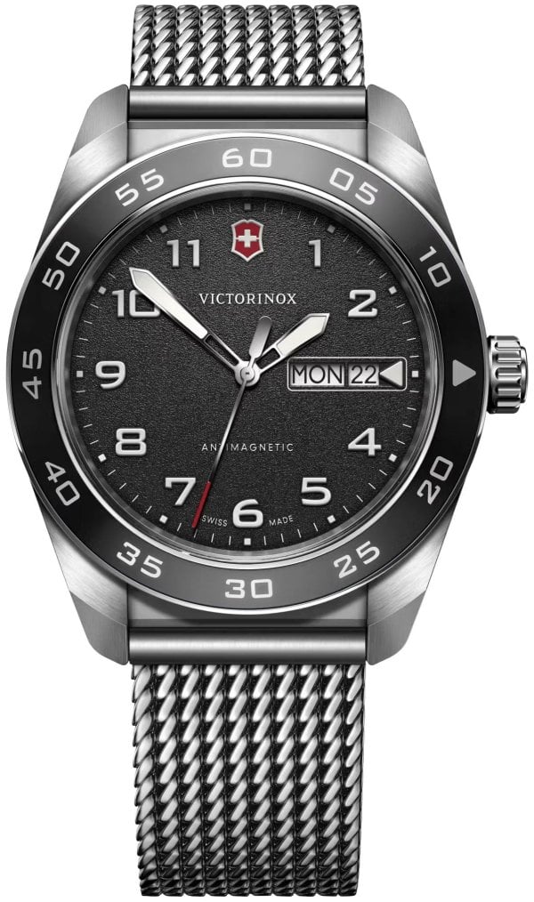 Victorinox Herrklocka 242043 Swiss Army Svart/Stål Ø42 mm