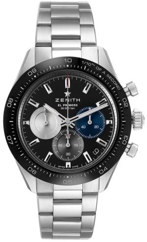 Zenith Herrklocka 03.3100.3600-21.M3100 El Primero Svart/Stål Ø41 mm