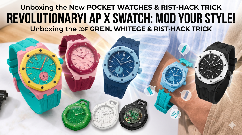 audemars piguet × swatch royal pop armband och straps