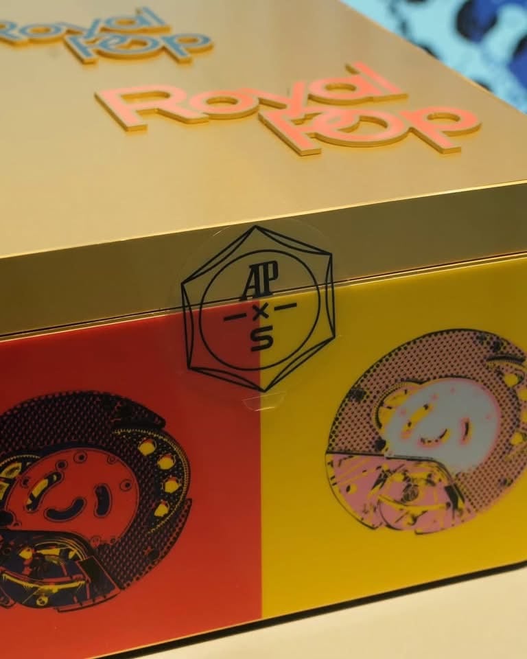 audemars piguet × swatch royal pop box