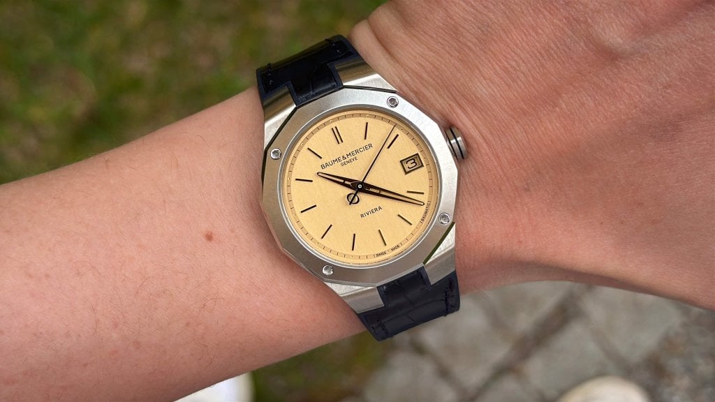 baume-mercier-riviera-baumatic-special-edition-review-steel-strap