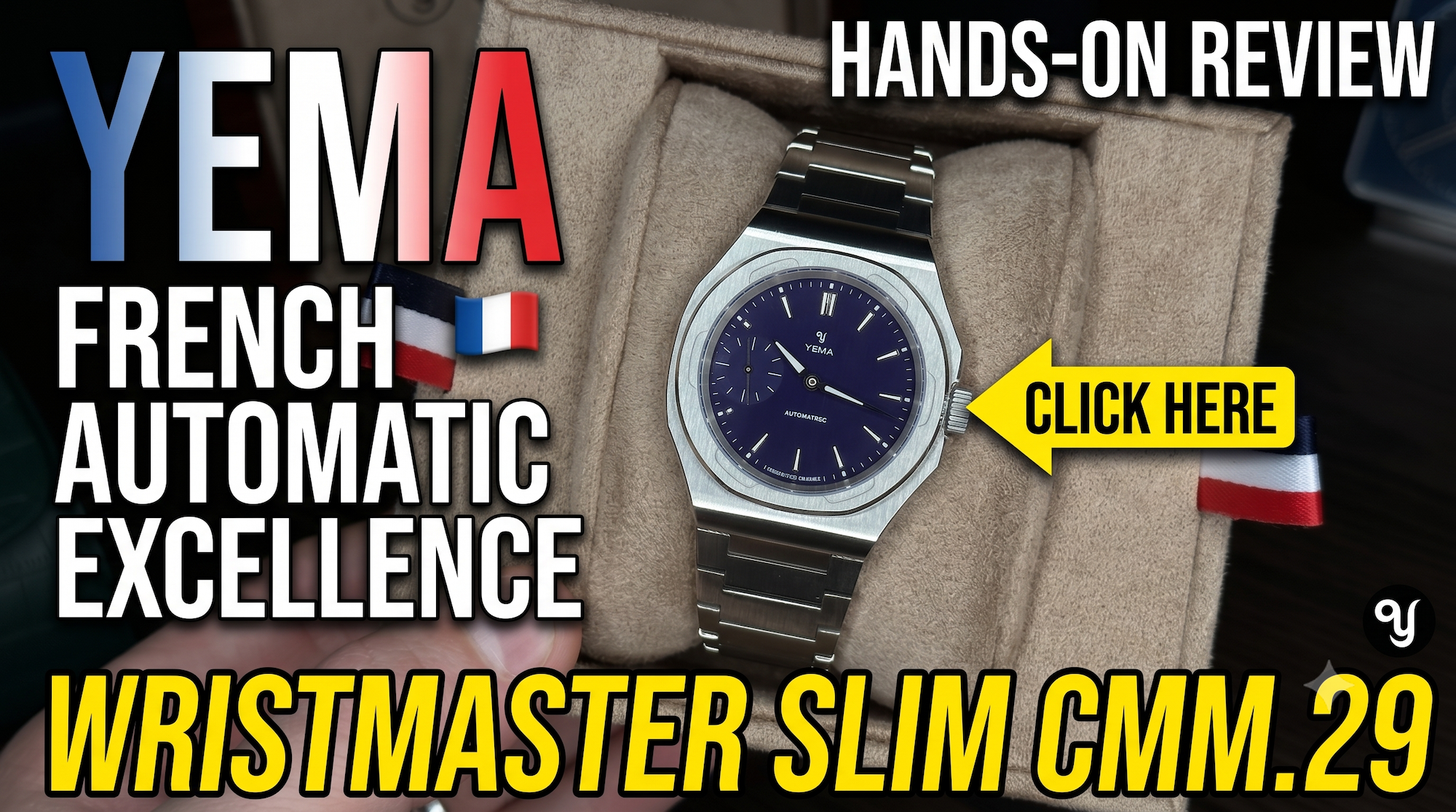 Hands on review Yema Wristmaster Slim Small Seconds CMM.29 thumbnail 1