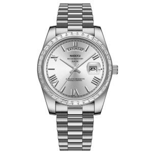 Nibosi Day-Date President Silver