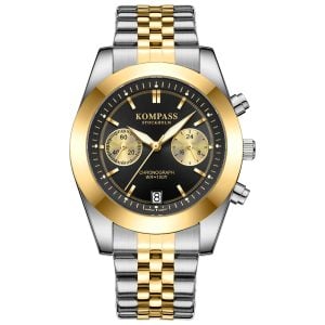 Kompass Navigator Chrono Silver Gold Black
