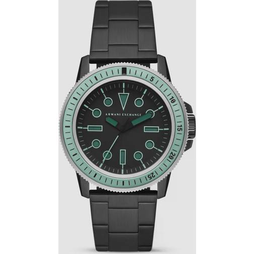 Armani exchange armani exchange leonardo ax1858 black/green armani exchange armani exchange leonardo ax1858 black/green