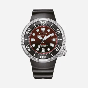 Citizen Promaster Eco-Drive Diver 300m silver/röd - BN1024-01Z