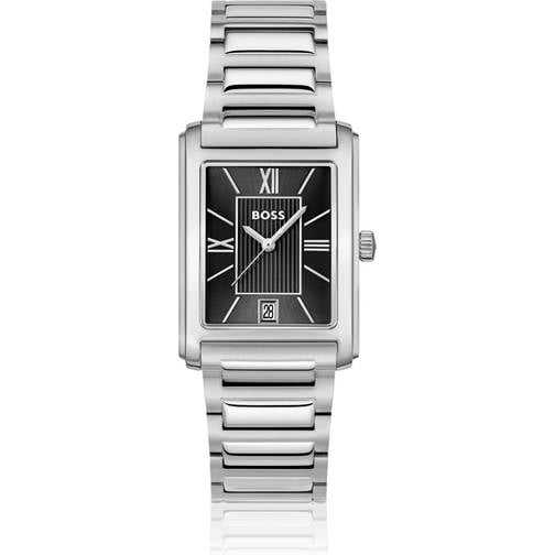 Boss principle black dial watch with h-link bracelet boss principle black dial watch with h-link bracelet