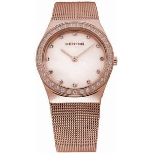 Bering Kvinnor Analogt Quarz Classic Collection Armbandsur Med Rostfritt Stål