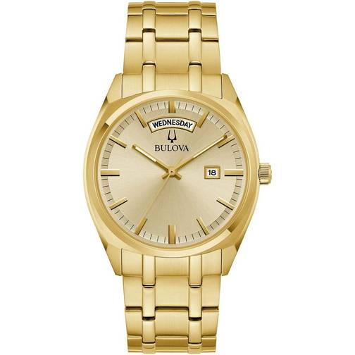 Bulova suveyor 97c115 herr 39 mm quartz mineralglas gold 22 mm bulova suveyor 97c115 herr 39 mm quartz mineralglas gold 22 mm