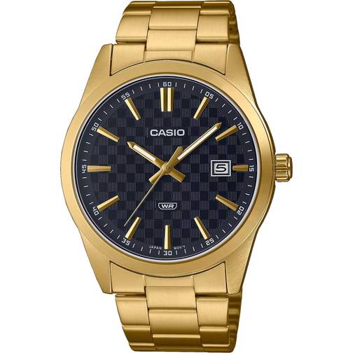 Casio date carbon look dial klocka casio date carbon look dial klocka