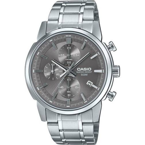 Casio elegant silver quartz herrklocka casio elegant silver quartz herrklocka