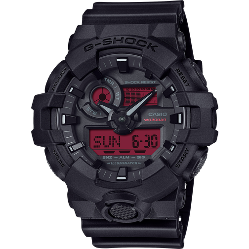 Casio g-shock ga-700bbr-1aer analog digital mix herrklocka casio g-shock ga-700bbr-1aer analog digital mix herrklocka