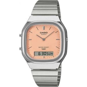 Casio Vintage AQ-240E-4AEF Unisexklocka Rostfritt Stål