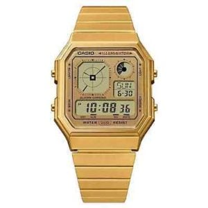 Casio Vintage Edgy 34mm Digital Quartz Mineralglas