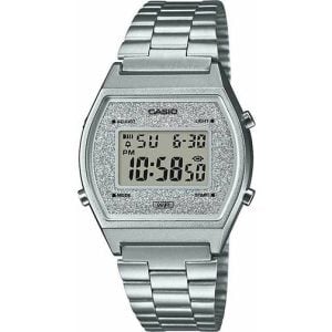 Casio Vintage Glitter Serie Damklocka Silverfärgad Ø 35 mm