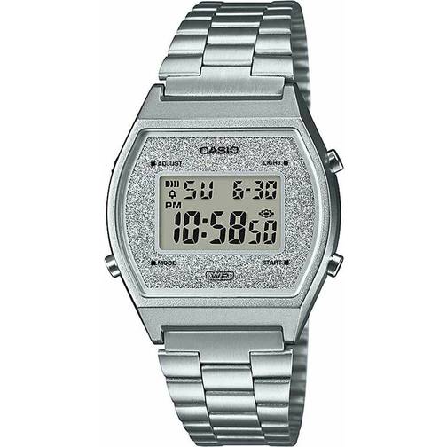 Casio vintage glitter serie damklocka silverfärgad ø 35 mm casio vintage glitter serie damklocka silverfärgad ø 35 mm