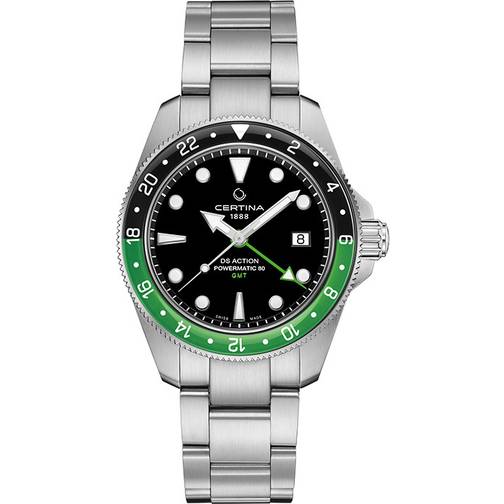 certina ds action gmt militärklocka