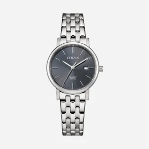 Citizen damklocka grå/stål, 28 mm - EU6090-54H