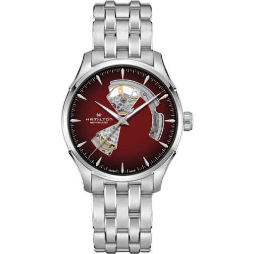 hamilton jazzmaster open heart auto 40 mm h32675170