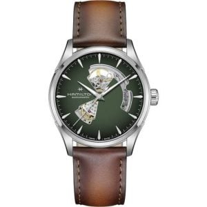 Hamilton Jazzmaster Open Heart Auto H32705560 42 mm Analogt Safirglas Green
