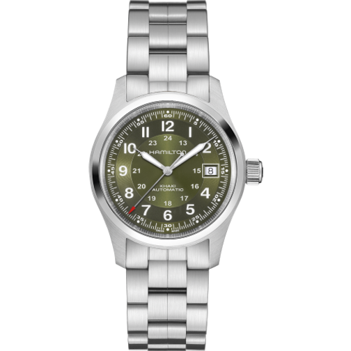 hamilton khaki field auto herrklocka